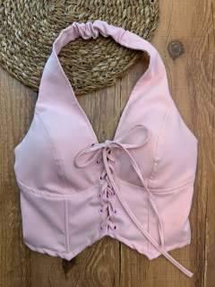 Cropped de Alfaiataria com Amarração Frontal ✨ - loja online