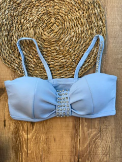 Cropped Laço com Strass – Poliéster com Elastano ✨ - Baratão Confecções