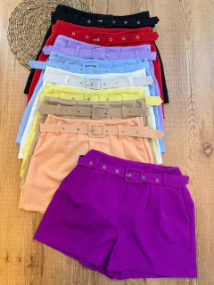 Short de Alfaiataria com Cinto – Elegância e Conforto em uma Peça Atemporal! ✨