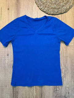 Imagem do Blusa Canelada em Poliéster com Elastano