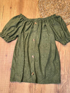 Blusa de Lese com Botões Frontais - Baratão Confecções