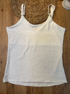 Blusa de Lesê com Alças Reguláveis ✨ - loja online