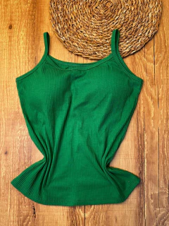 Blusa Canelada com Bojo e Alça Fina – Conforto, Versatilidade e Caimento Perfeito