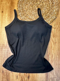 Blusa Canelada com Bojo e Alça Fina – Conforto, Versatilidade e Caimento Perfeito - comprar online