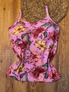 Blusa Canelada com Bojo e Alça Fina – Conforto, Versatilidade e Caimento Perfeito - comprar online