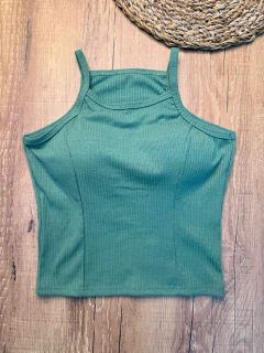 Cropped Canelado em Poliéster com Elastano – Básico, Versátil e com Caimento Perfeito na internet