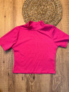 Cropped Canelado com Gola Alta – Conforto, Estilo e Caimento Perfeito - Baratão Confecções