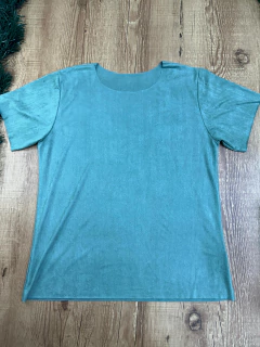 Blusa Feminina em Suede Manga Curta - comprar online