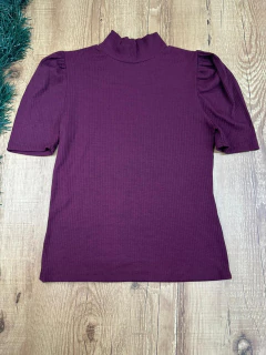 Imagem do Blusa Canelada em Poliéster com Elastano – Modelagem Moderna e Toque Macio