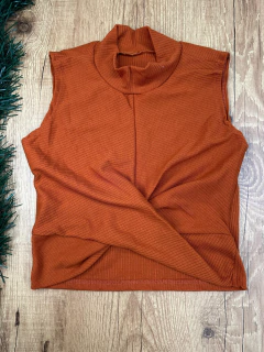 Cropped Canelado em Poliéster com Elastano – Moderno, Elegante e Super Confortável - comprar online