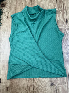 Cropped Canelado em Poliéster com Elastano – Moderno, Elegante e Super Confortável - comprar online