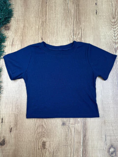 Cropped Canelado de Poliéster com Elastano – Conforto, Elasticidade e Caimento Perfeito - comprar online