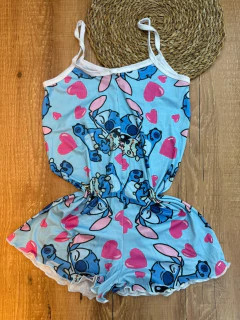 Macaquinho Feminino de Dormir com Estampa de Personagens - loja online