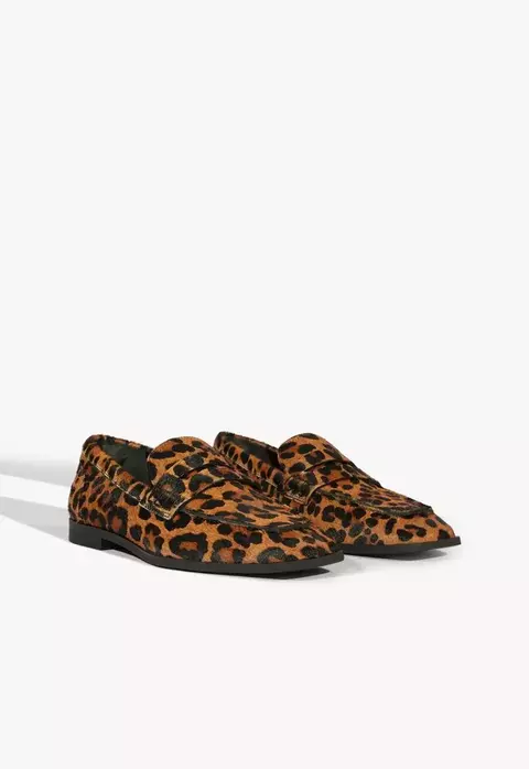 Loafer Fresh Boho Couro Animal Print - comprar online