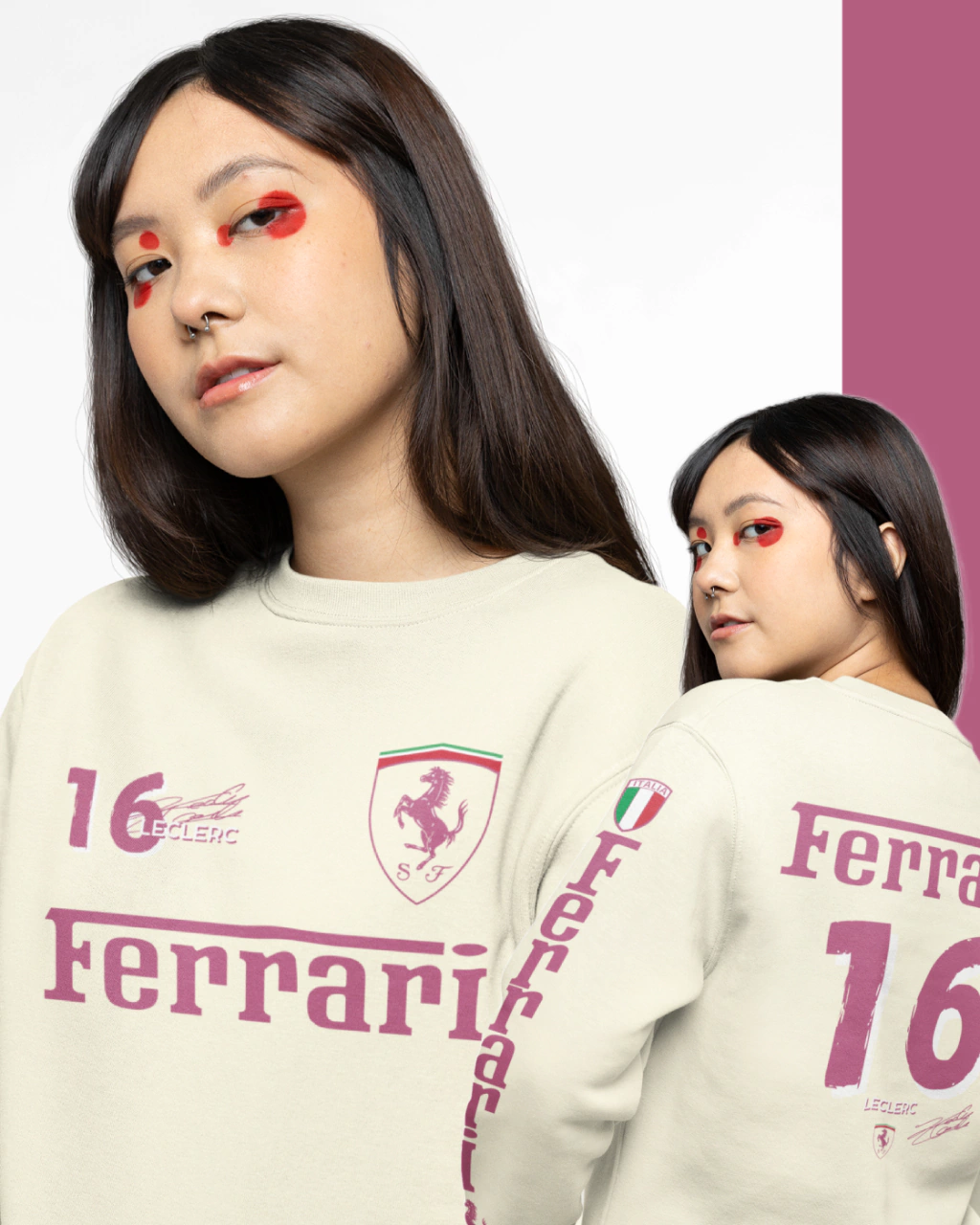 MOLETOM SCUDERIA PINK