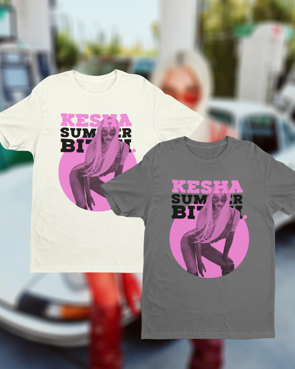 CAMISETA KESHA PERIOD. (ALGODÃO)