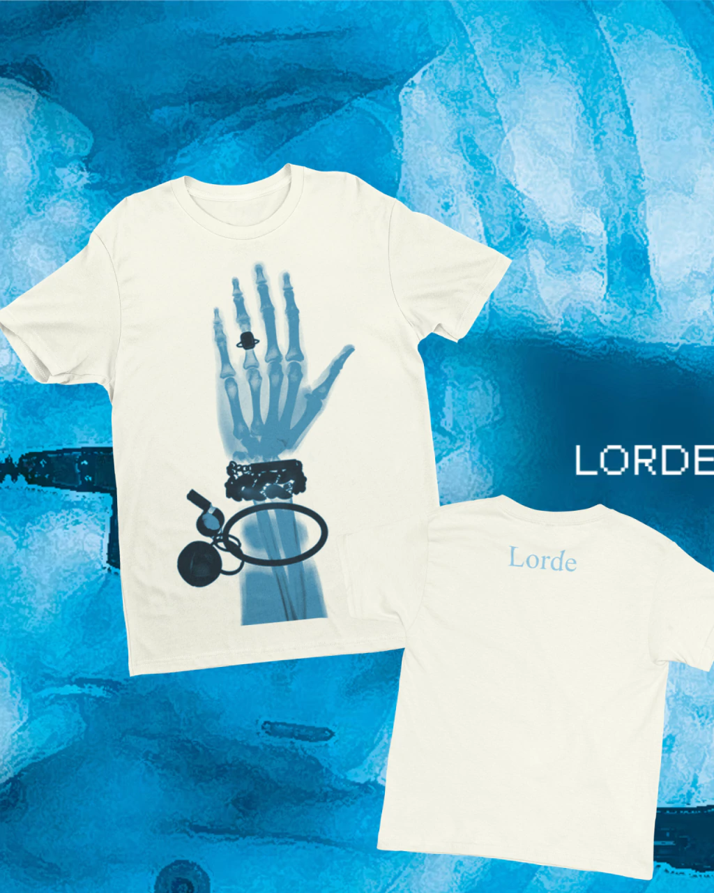 CAMISETA LORDE VIRGIN L4 RAIO-X HANDS INSPIRADA (100% ALGODÃO)