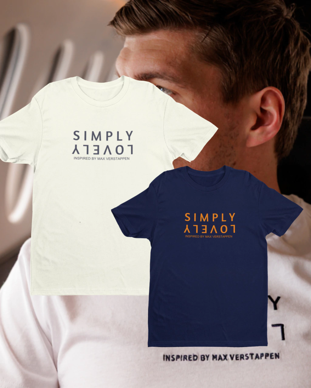 CAMISETA MAX VERSTAPEN SIMPLY LOVELY (100% ALGODÃO)