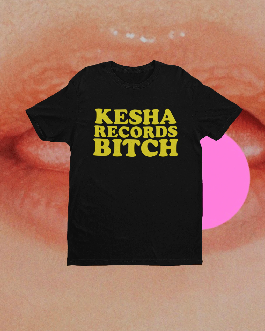 CAMISETA KESHA PERIOD. (ALGODÃO)