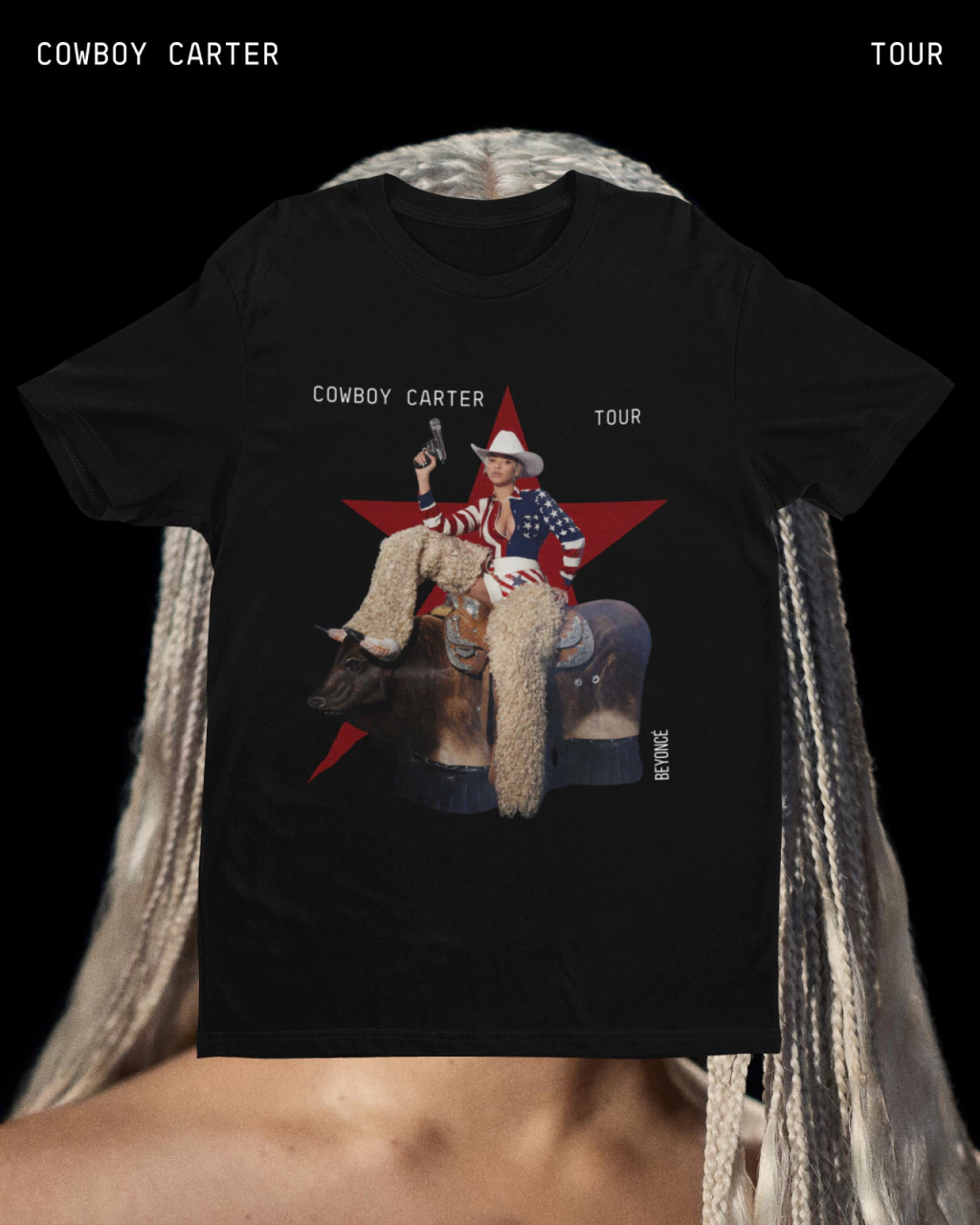 CAMISETA BEYONCÉ COWBOY CARTER ALGODÃO