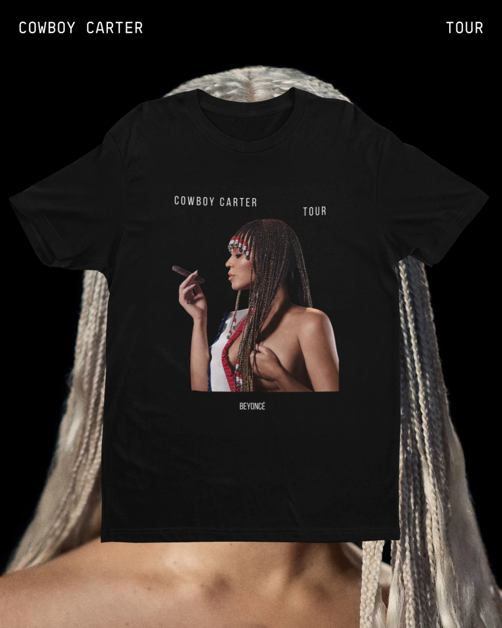 CAMISETA BEYONCÉ COWBOY CARTER ALGODÃO