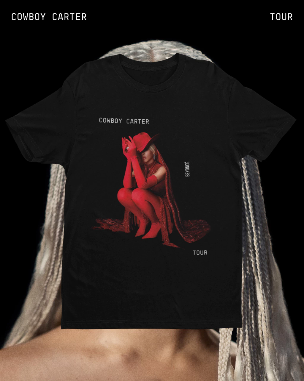 CAMISETA BEYONCÉ COWBOY CARTER ALGODÃO