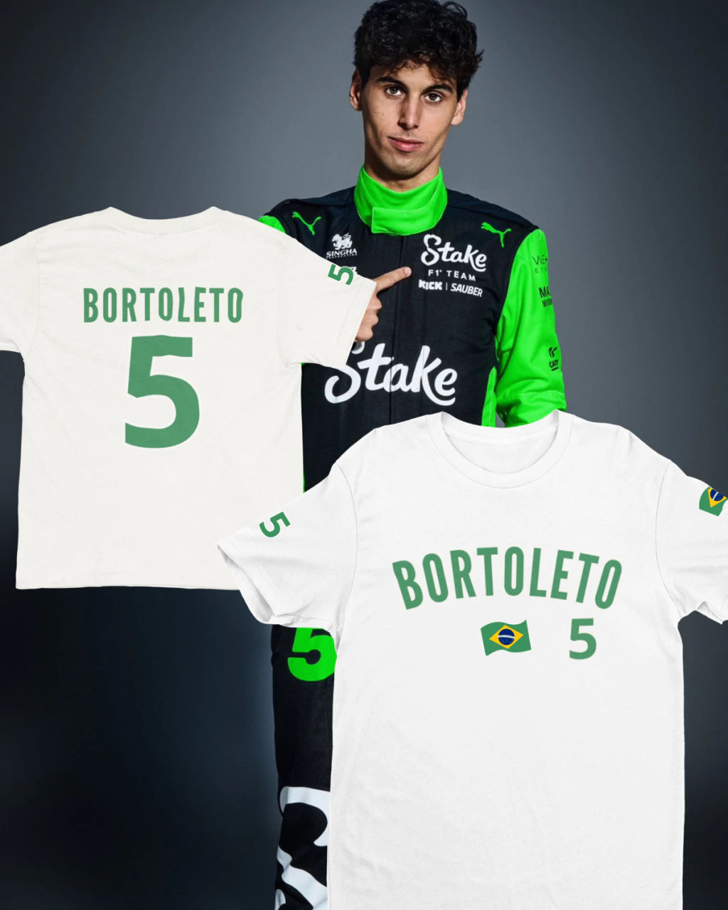 CAMISETA GABRIEL BORTOLETO 5 [100% Algodão]