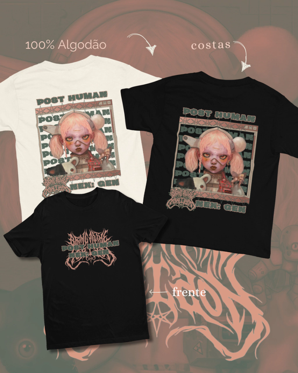 CAMISETA BRING ME THE HORIZON POST HUMAN: NEX GEN