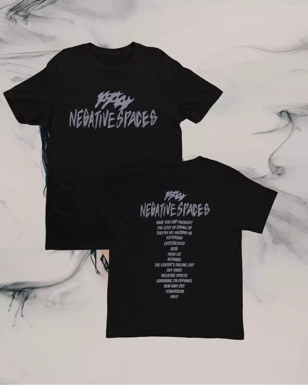 CAMISETA POPPY NEGATIVE SPACES TRACKLIST [ALGODÃO]