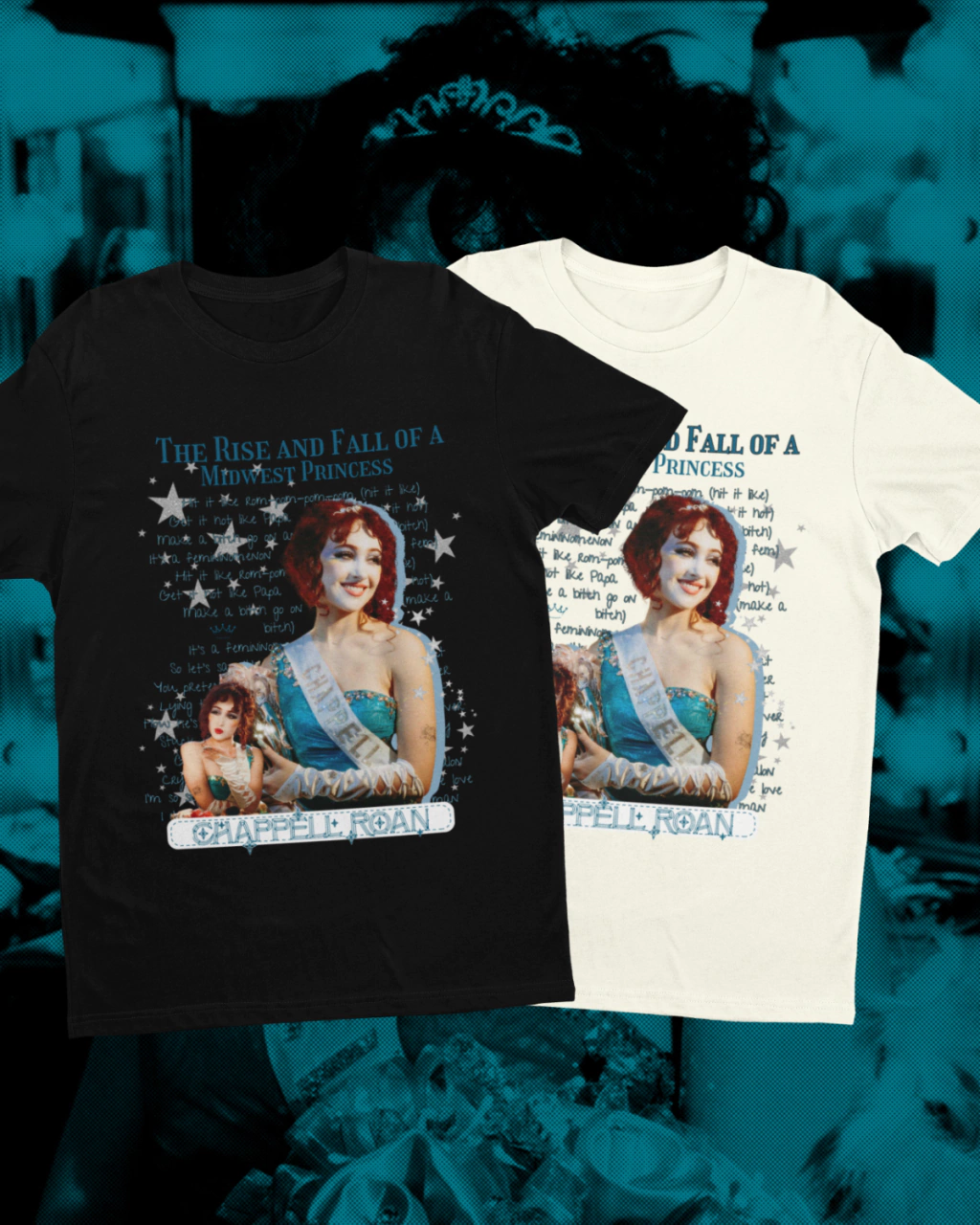 Camiseta - Chappell Roan The Rise and Fall of a Midwest Princess [ algodão ]