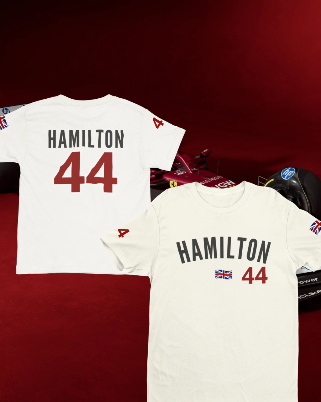 CAMISETA LEWIS HAMILTON 44 [100% ALGODÃO]