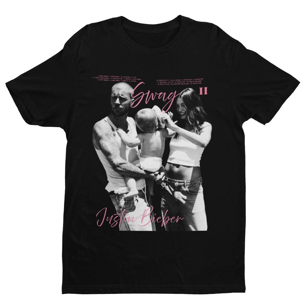 CAMISETA JUSTIN BIEBER SWAG (ALGODÃO)