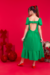 Vestido Coração - Verde - comprar online
