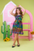 Vestido Lola - Xadrez Neon - comprar online