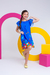 Vestido Chloe com Bolsinha - Jardim Azul - Bia Kids | MODA INFANTIL