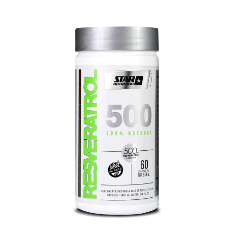 Resveratrol 500 - 60 Cápsulas Star Nutrition