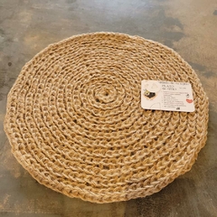 Plato sitio (crudo/yute) - comprar online