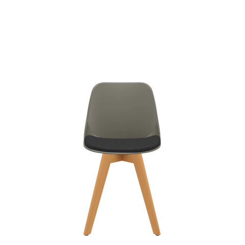 Poltrona Decorativa Indie Fixa Pés em Madeira | Mirage Móveis