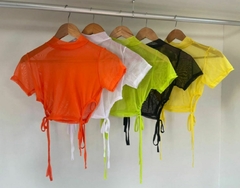 CROPPED TULE AMARRADINHO - comprar online