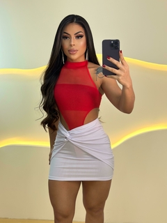 BODY SUPLEX COM TULE PESCOÇO - loja online