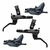 Freio Disco Hidraulico Shimano Deore 4 Pistões - M6100/M6120 - PAR - comprar online