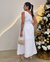 VESTIDO LINHO NULA MANGA branco - comprar online