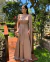 VESTIDO FESTA MANGA CAPA NAOMY nude