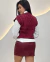CONJUNTO CAMISA + PULÔVER marsala - Villa Rosa Moda Feminina