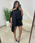 BLUSA SEM ALÇA ASSIMÉTRICA preto - comprar online