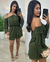 VESTIDO TULE LUANA verde - comprar online