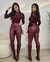 CALÇA RESINADA marsala - comprar online