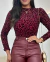 BODY ONÇA AVELUDADO marsala - comprar online