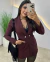 CONJUNTO BLAZER MELISSA bordo - Villa Rosa Moda Feminina