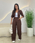 CONJUNTO CALÇA LOUISE marrom - comprar online
